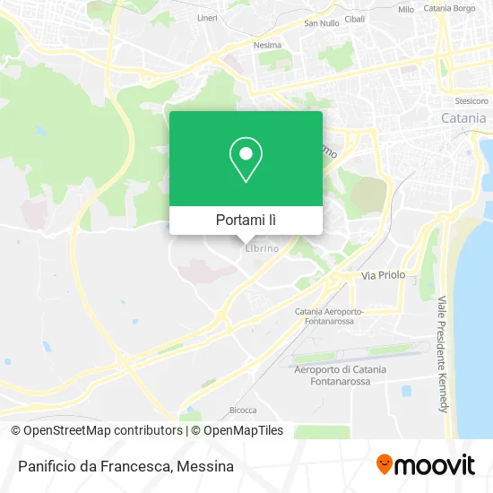 Mappa Panificio da Francesca