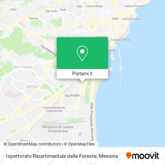 Mappa Ispettorato Ripartimentale delle Foreste
