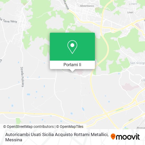 Mappa Autoricambi Usati Sicilia Acquisto Rottami Metallici