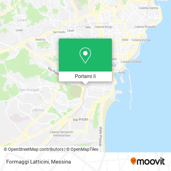 Mappa Formaggi Latticini