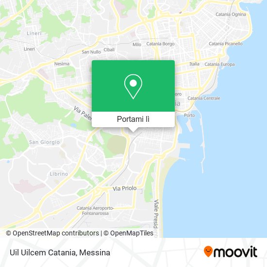 Mappa Uil Uilcem Catania