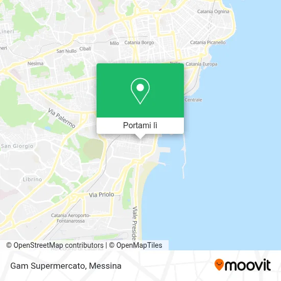 Mappa Gam Supermercato