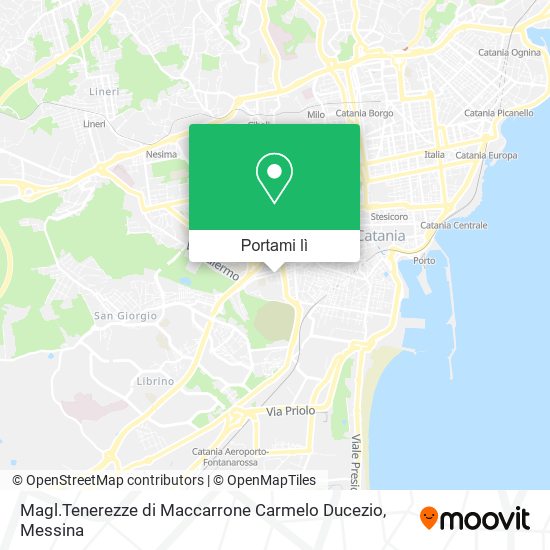 Mappa Magl.Tenerezze di Maccarrone Carmelo Ducezio