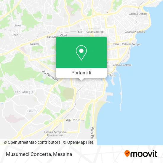 Mappa Musumeci Concetta