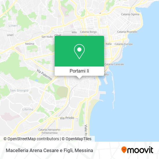 Mappa Macelleria Arena Cesare e Figli