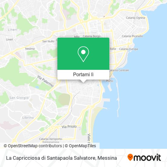 Mappa La Capricciosa di Santapaola Salvatore