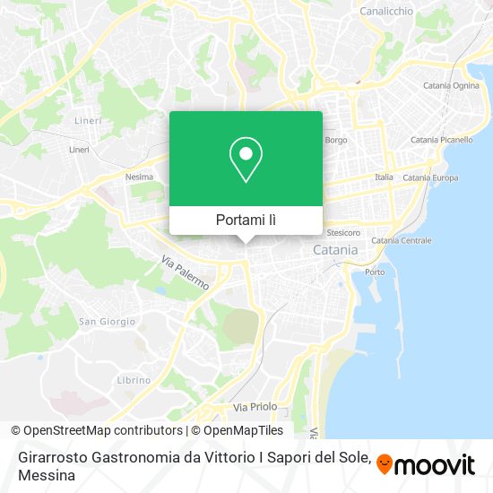 Mappa Girarrosto Gastronomia da Vittorio I Sapori del Sole