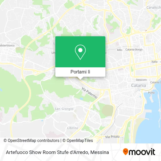 Mappa Artefuoco Show Room Stufe d'Arredo