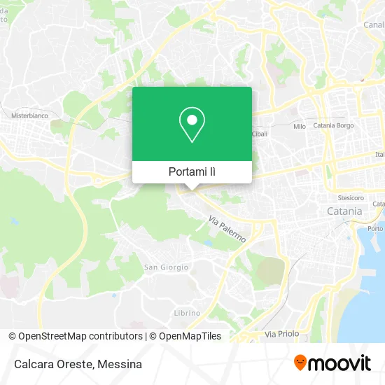 Mappa Calcara Oreste