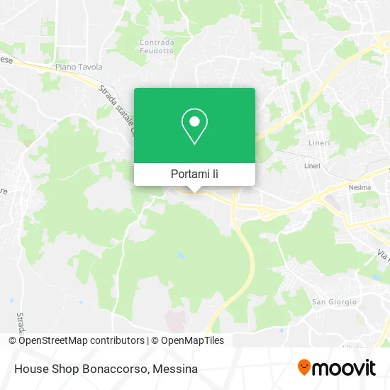 Mappa House Shop Bonaccorso