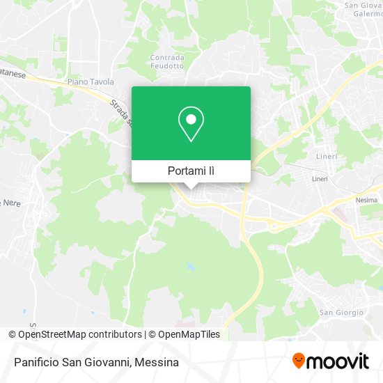 Mappa Panificio San Giovanni