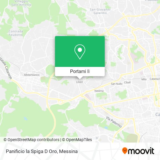 Mappa Panificio la Spiga D Oro