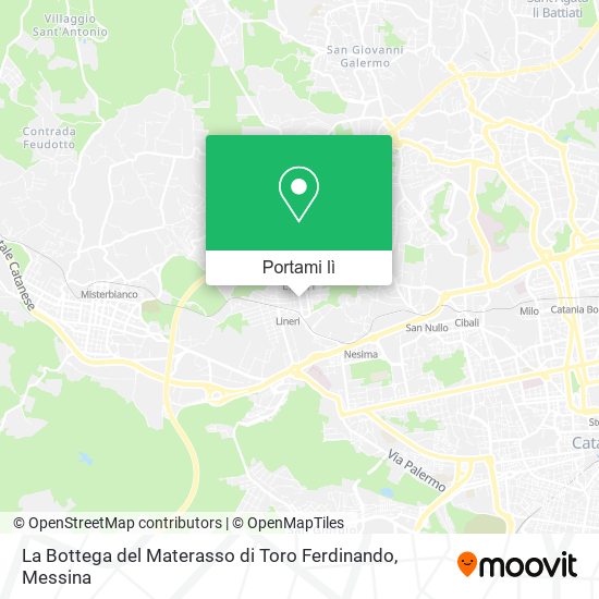 Mappa La Bottega del Materasso di Toro Ferdinando