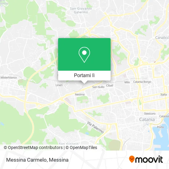 Mappa Messina Carmelo