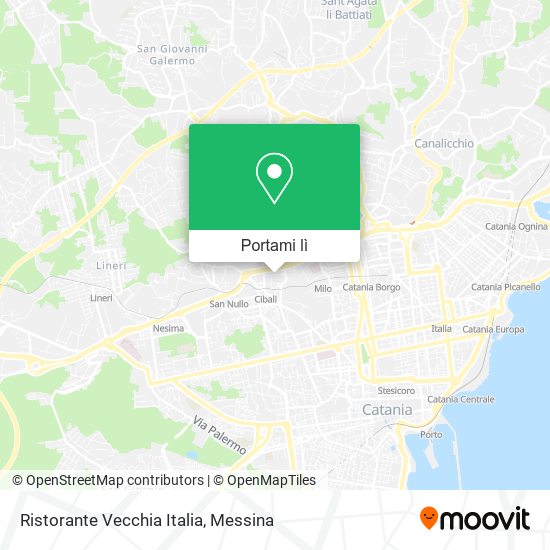 Mappa Ristorante Vecchia Italia