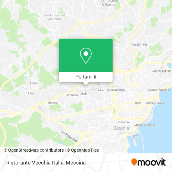 Mappa Ristorante Vecchia Italia