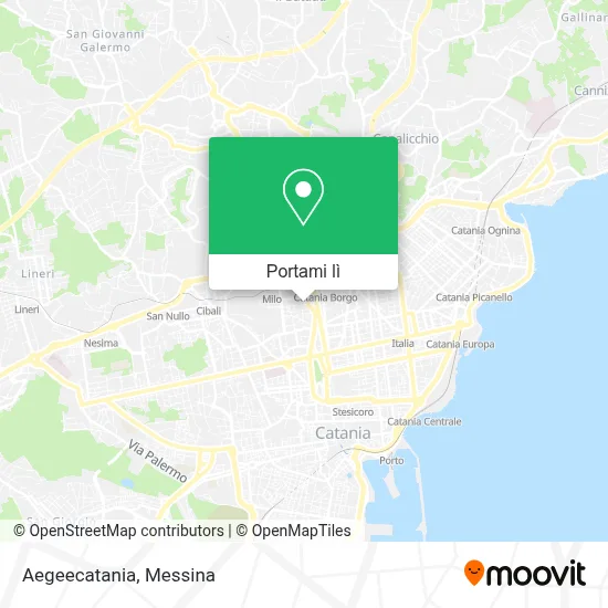 Mappa Aegeecatania