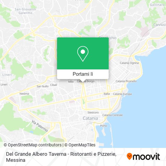 Mappa Del Grande Albero Taverna - Ristoranti e Pizzerie
