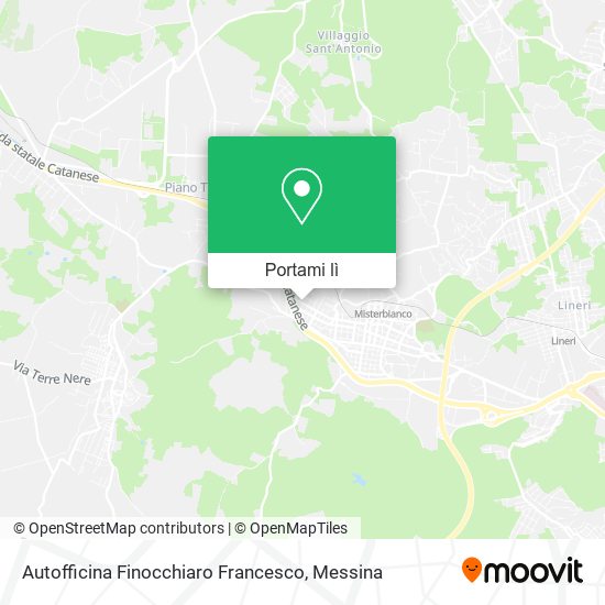 Mappa Autofficina Finocchiaro Francesco