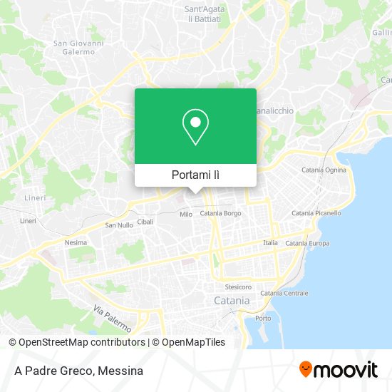 Mappa A Padre Greco