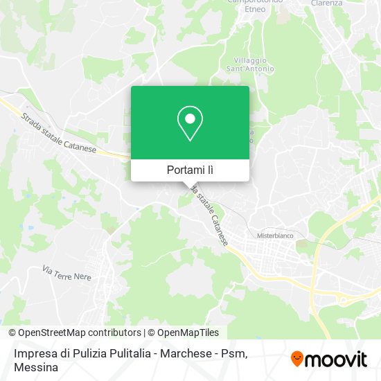 Mappa Impresa di Pulizia Pulitalia - Marchese - Psm