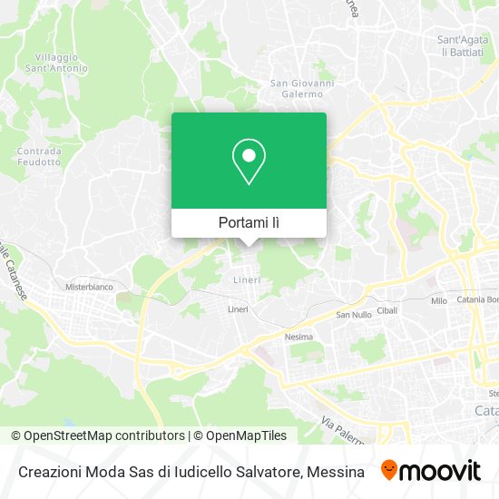 Mappa Creazioni Moda Sas di Iudicello Salvatore