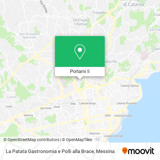Mappa La Patata Gastronomia e Polli alla Brace