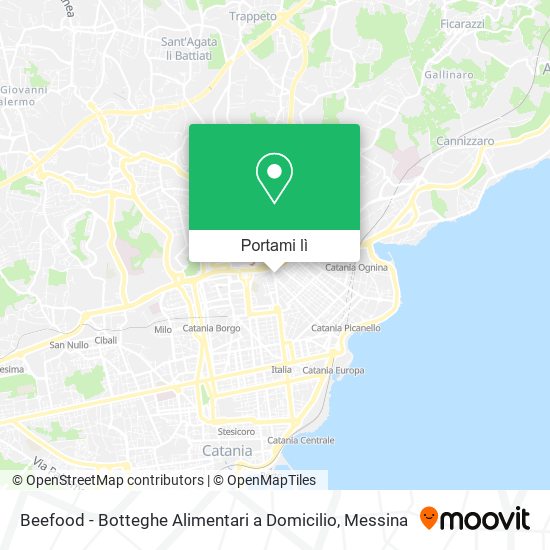 Mappa Beefood - Botteghe Alimentari a Domicilio