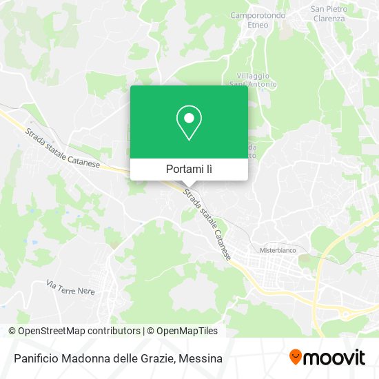 Mappa Panificio Madonna delle Grazie