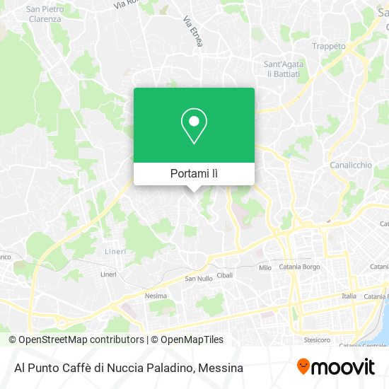 Mappa Al Punto Caffè di Nuccia Paladino