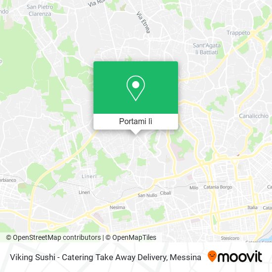 Mappa Viking Sushi - Catering Take Away Delivery