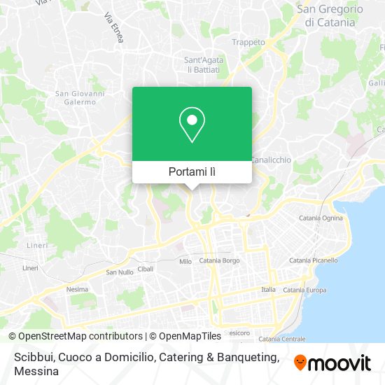 Mappa Scibbui, Cuoco a Domicilio, Catering & Banqueting