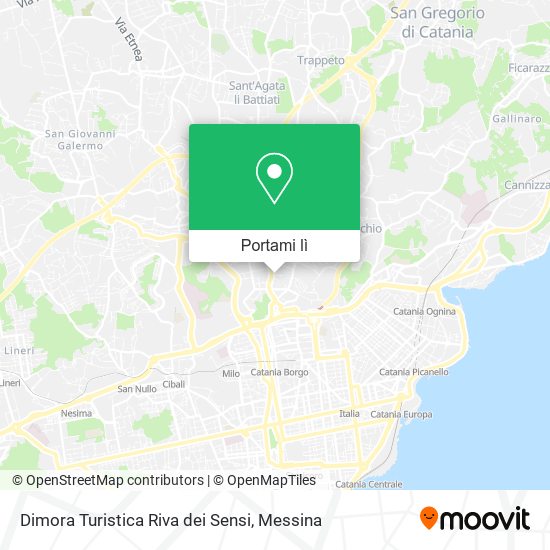 Mappa Dimora Turistica Riva dei Sensi