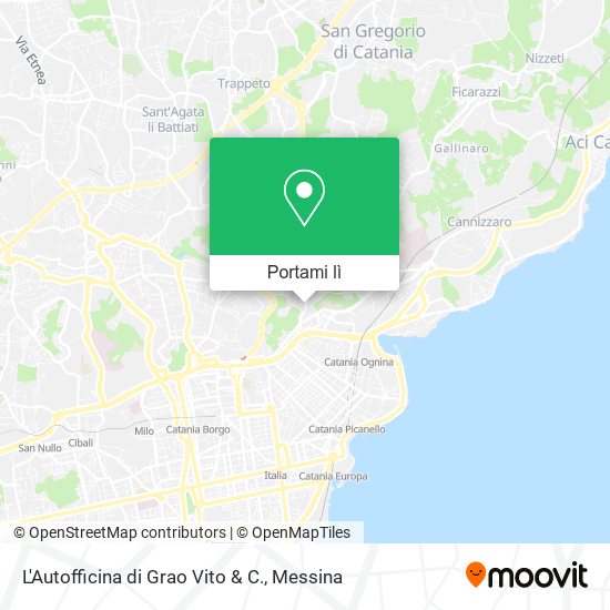 Mappa L'Autofficina di Grao Vito & C.