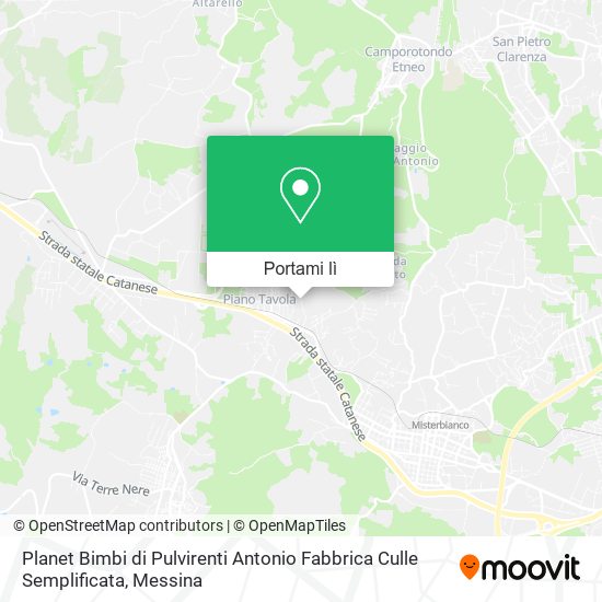 Mappa Planet Bimbi di Pulvirenti Antonio Fabbrica Culle Semplificata