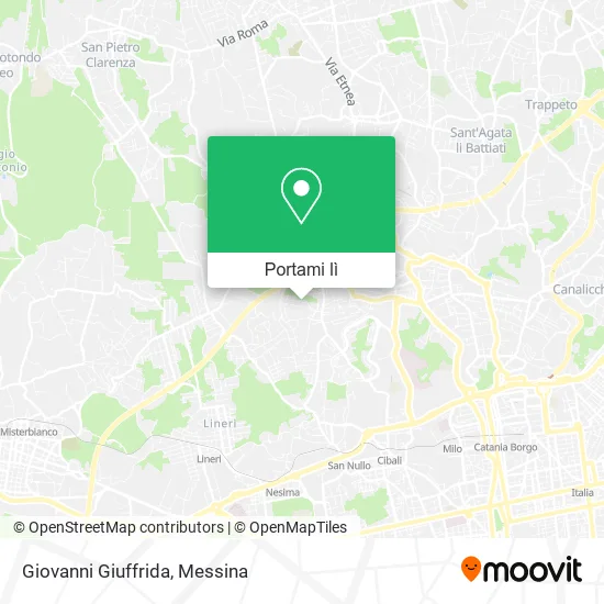 Mappa Giovanni Giuffrida