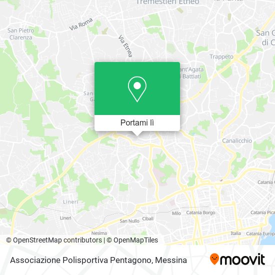 Mappa Associazione Polisportiva Pentagono