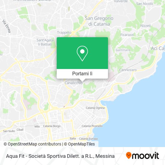 Mappa Aqua Fit - Società Sportiva Dilett. a R.L.