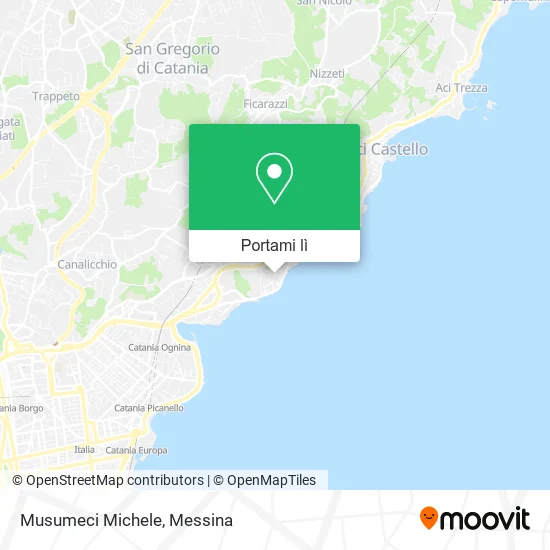 Mappa Musumeci Michele