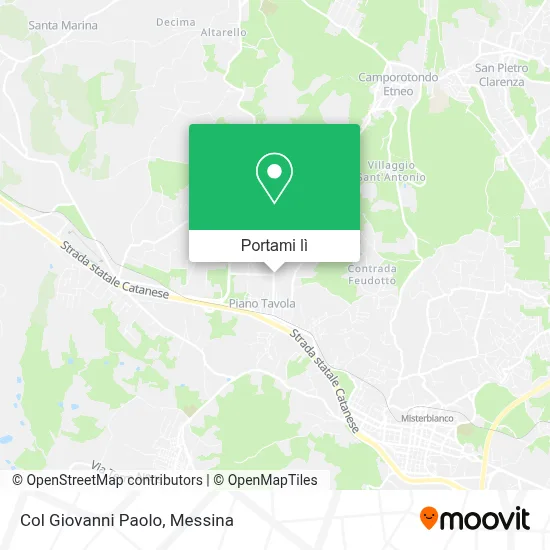 Mappa Col Giovanni Paolo