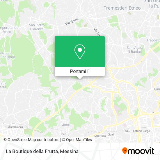 Mappa La Boutique della Frutta