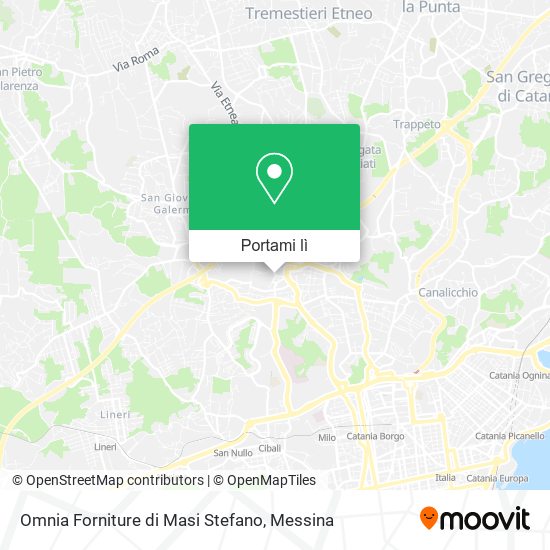 Mappa Omnia Forniture di Masi Stefano