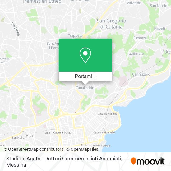 Mappa Studio d'Agata - Dottori Commercialisti Associati