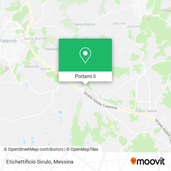 Mappa Etichettificio Siculo