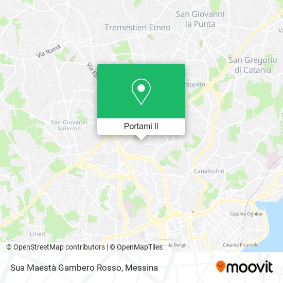Mappa Sua Maestà Gambero Rosso