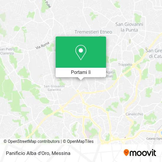 Mappa Panificio Alba d'Oro
