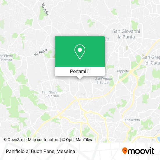 Mappa Panificio al Buon Pane