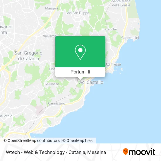 Mappa Wtech - Web & Technology - Catania