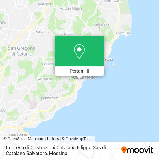Mappa Impresa di Costruzioni Catalano Filippo Sas di Catalano Salvatore