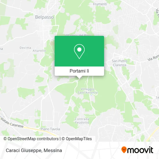 Mappa Caraci Giuseppe